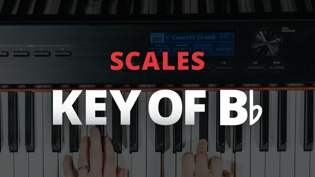 Scales in the Key of BFlat Pianote